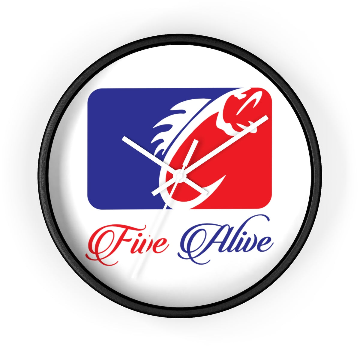 Five Alive Fishing League Wall clock