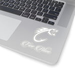 White Logo Stickers