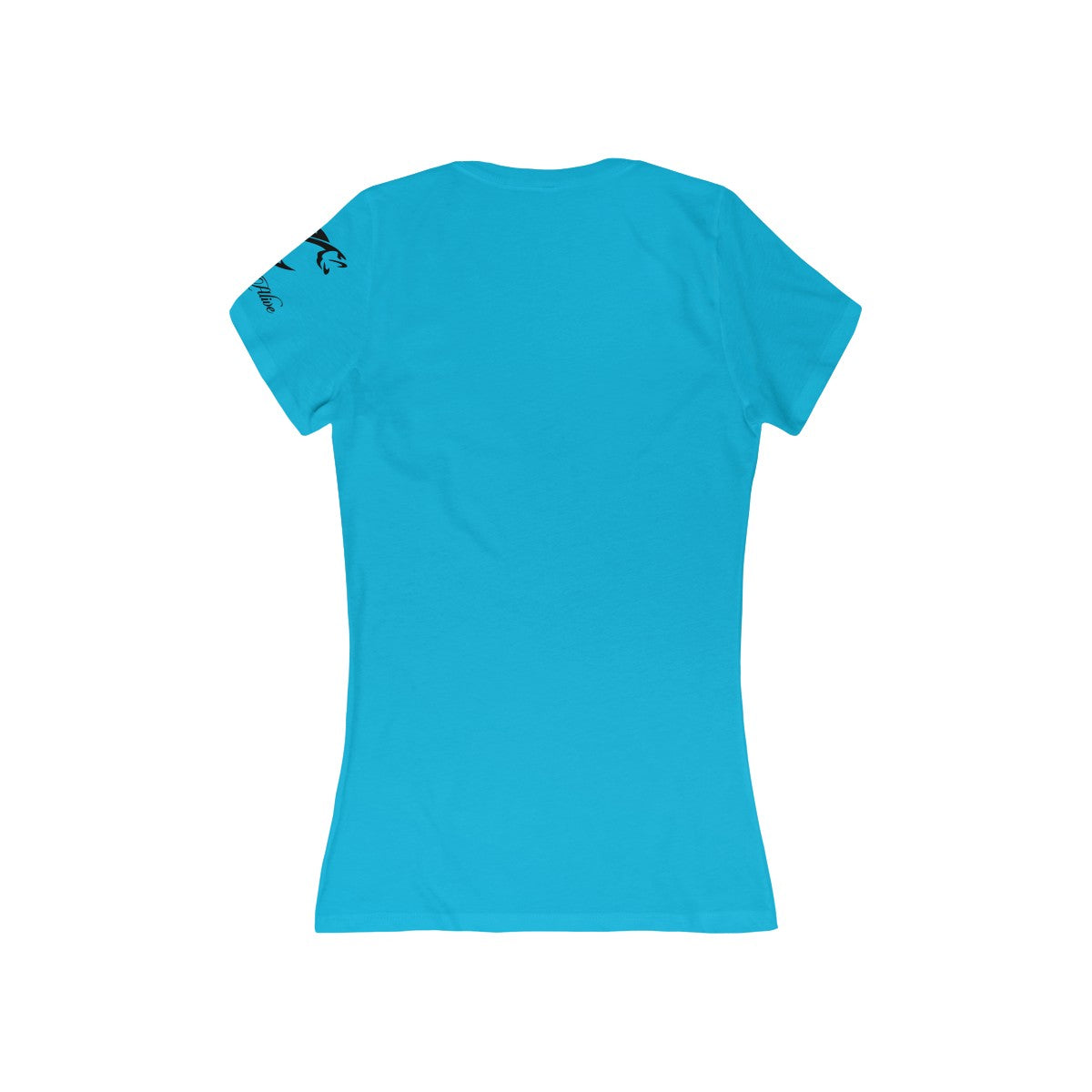 Women's Jersey Short Sleeve Deep V-Neck Tee