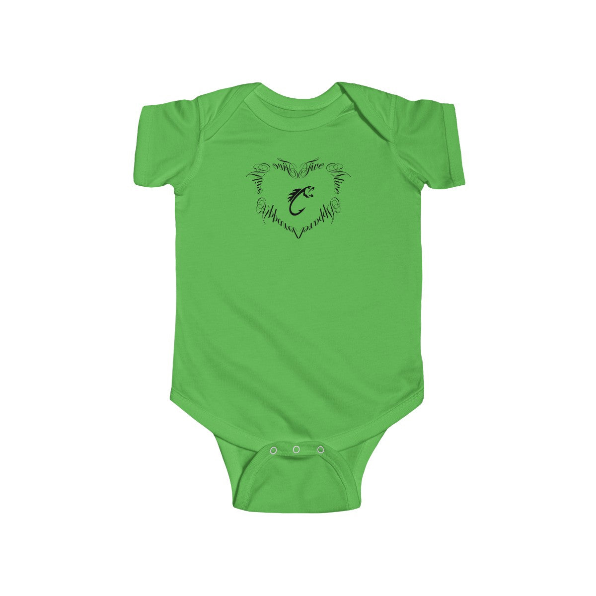 Heart Infant Fine Jersey Bodysuit