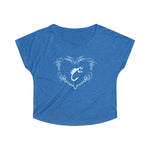 Heart Tri-Blend Dolman