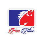 Five Alive Fishing League Stickers