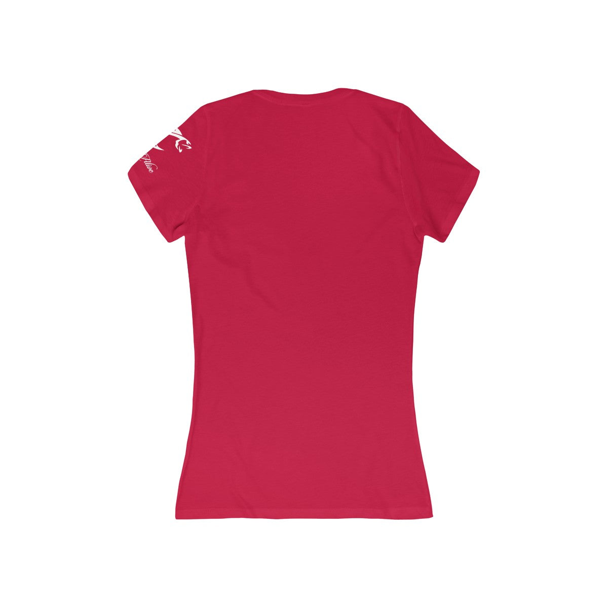 Women's Jersey Short Sleeve Deep V-Neck Tee