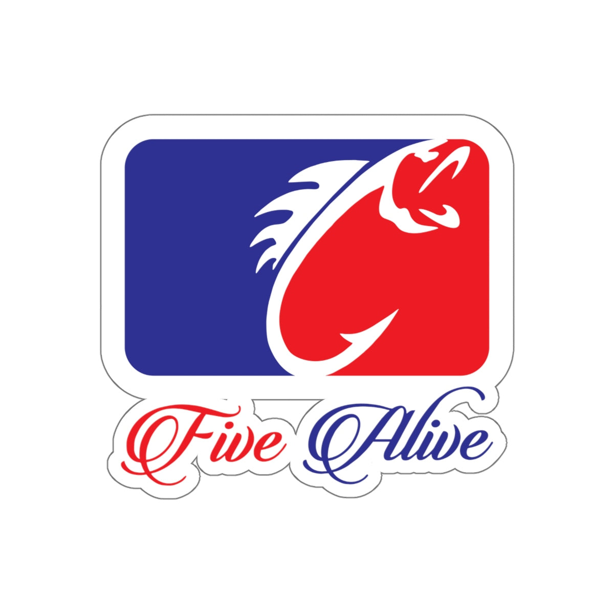 Five Alive Fishing League Stickers