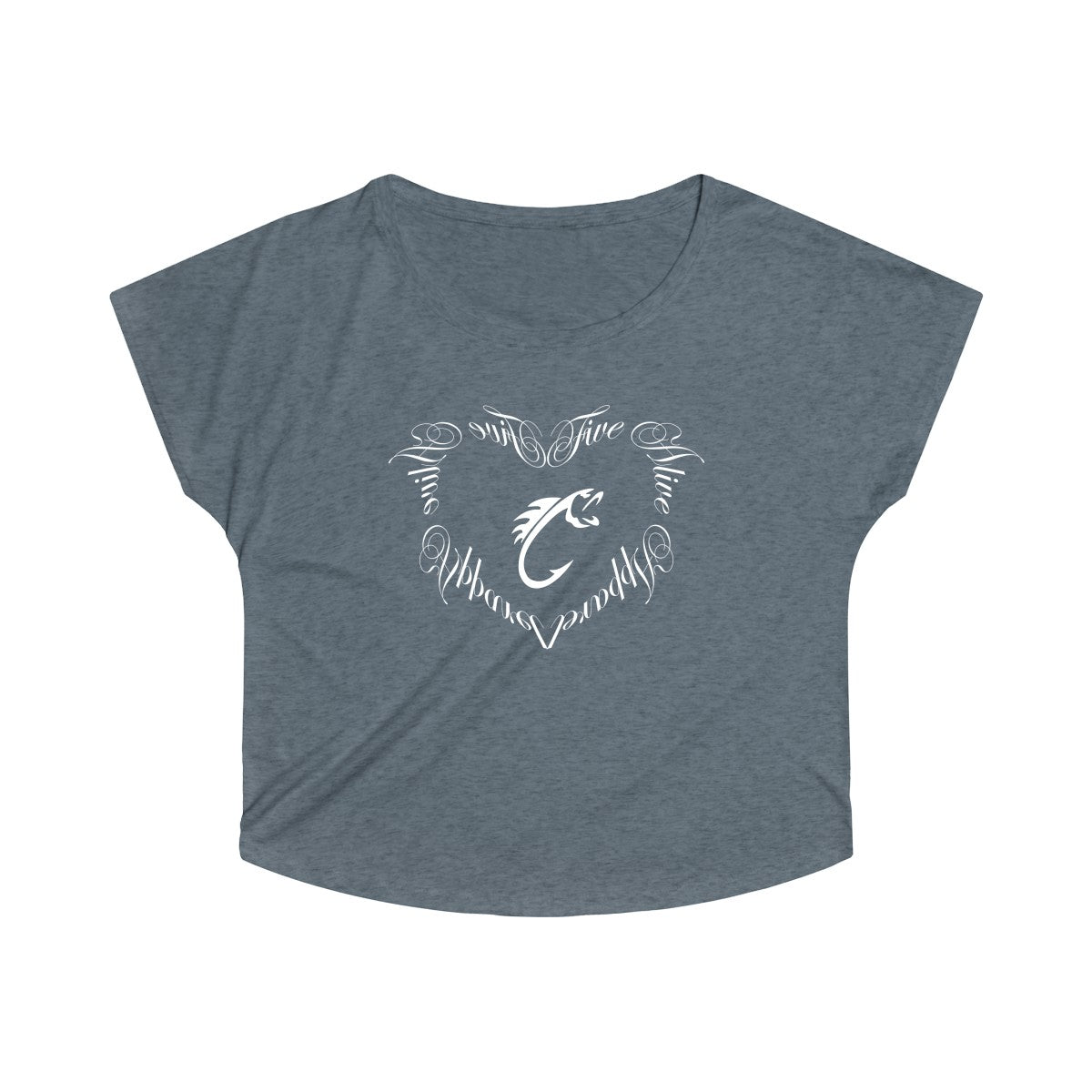 Heart Tri-Blend Dolman