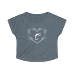 Heart Tri-Blend Dolman