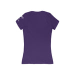 Women's Jersey Short Sleeve Deep V-Neck Tee