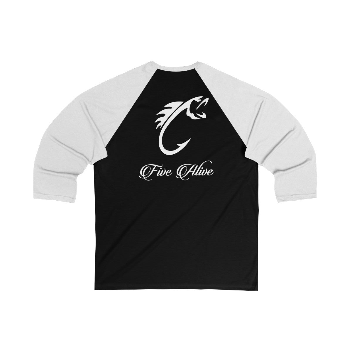 Unisex 3/4 Sleeve Baseball Tee