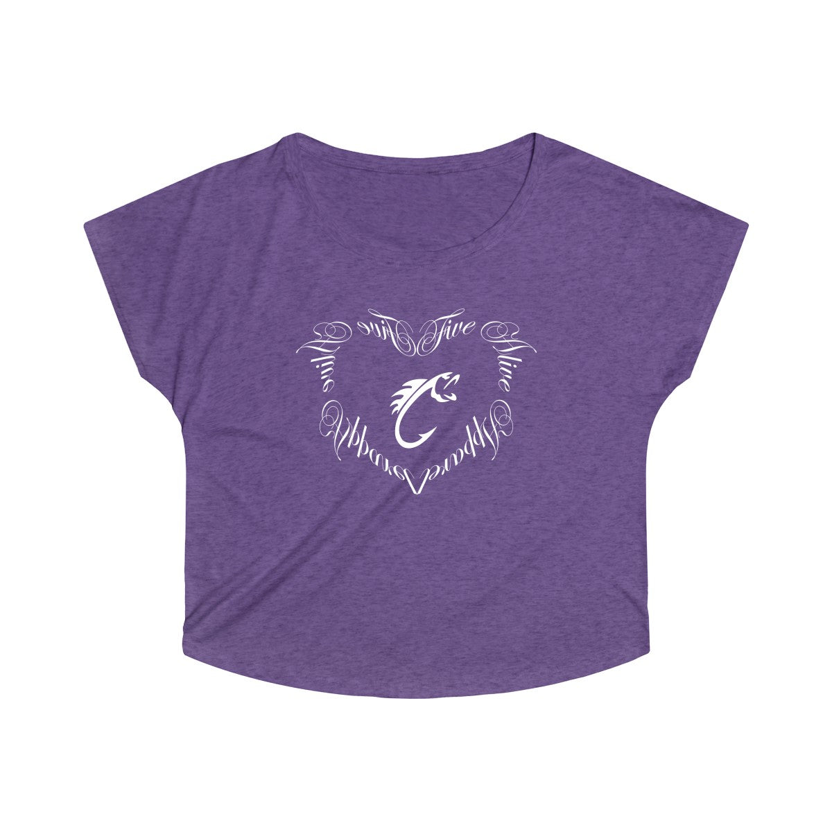 Heart Tri-Blend Dolman