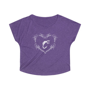 Heart Tri-Blend Dolman