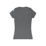 Women's Jersey Short Sleeve Deep V-Neck Tee