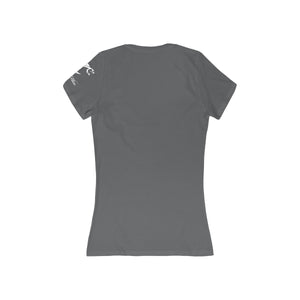 Women's Jersey Short Sleeve Deep V-Neck Tee