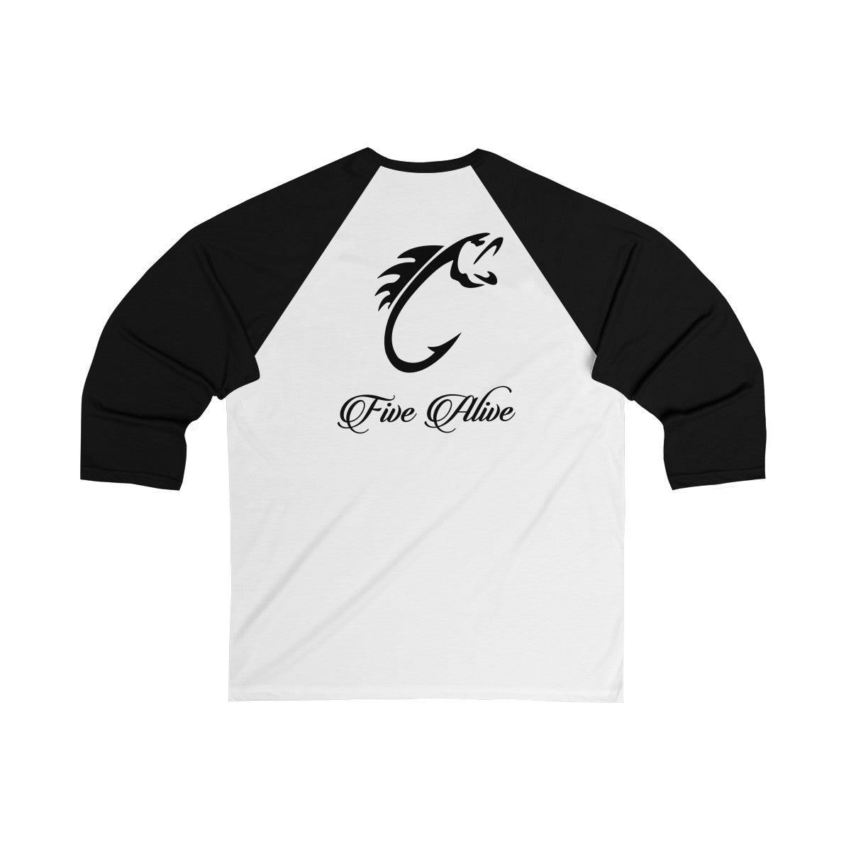 Unisex 3/4 Sleeve Baseball Tee